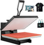 VEVOR Heat Press 16x24, 1700W Power Heat Press Machine, Fast Heating, High Pressure Heat Press Machine for T-Shirt, Digital Industrial Sublimation Printer for Heat Transfer Vinyl, Easy to Use, Black.