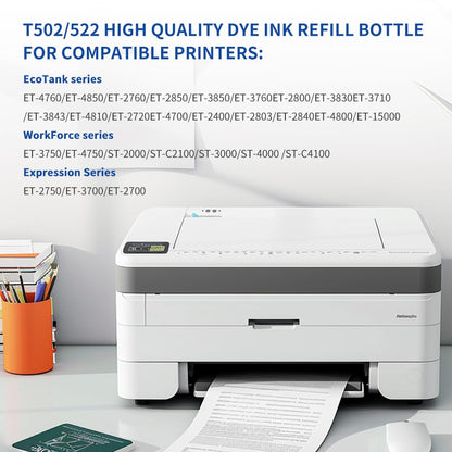 Pigment Ink Refill Ink Bottles Compatible with epson 542 Ink Refill Bottles Work for EcoTank Pro ET-5150 ET-5170 ET-5180 ET-5800 ET-5850 ET-5880 ET-16600 ET-16650 (BK,C,M,Y,4 Bottles)