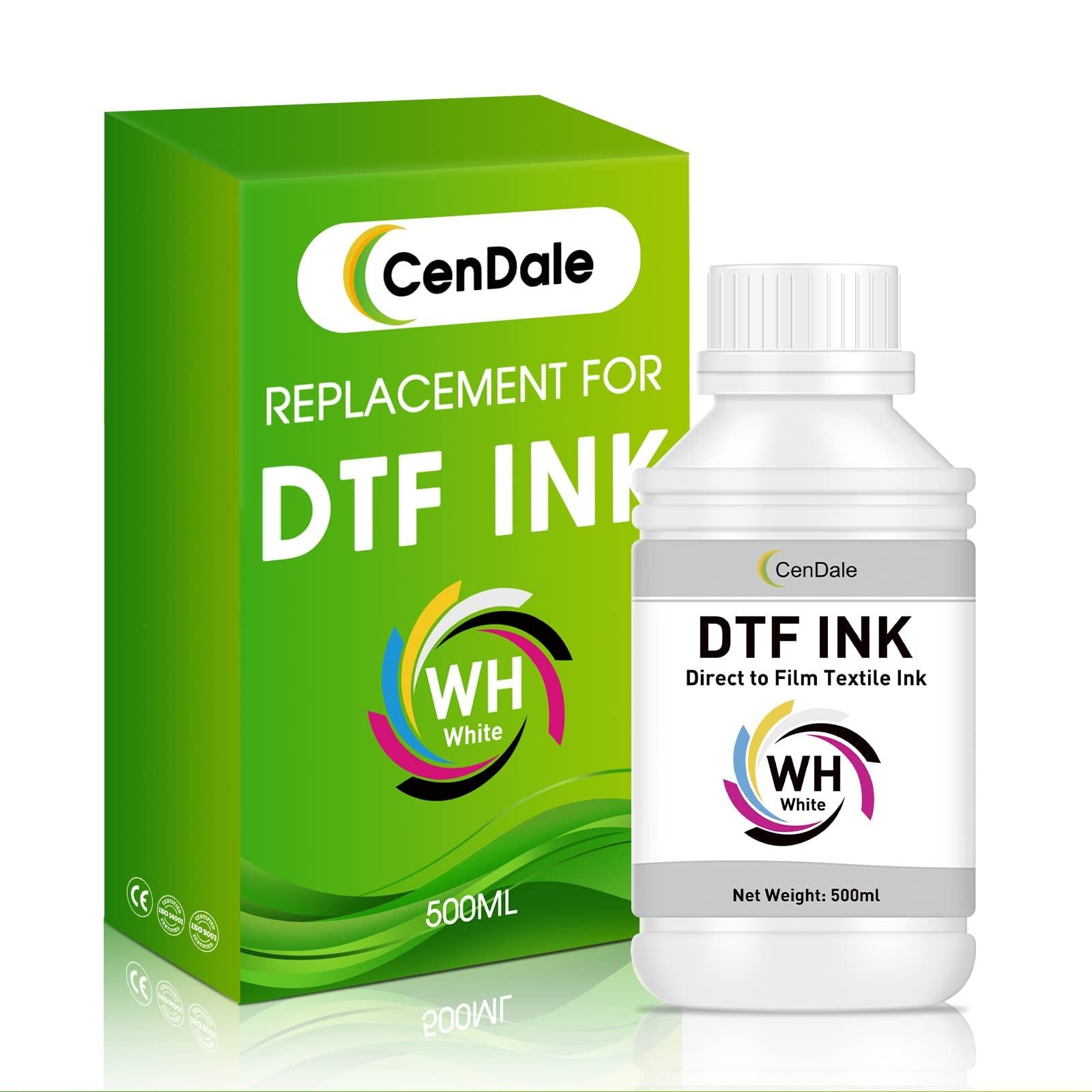 CenDale Premium DTF Printhead Cleaning Solution - Universal Printhead Cleaner Kit for Any DTF & DTG Printers, Print Head Cleaning Kit for Epson ET8550 L1800 XP15000 R1390 XP600 Ink Printer (100ML).