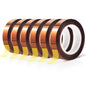 MEBMIK 2 Rolls 10mm x16m(52FT) Heat Tape High Temperature Heat Resistant Tape Heat Transfer Tape for Heat Sublimation Press Vinyl,No Residue.