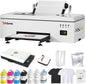 InkSonic R1390 DTF Printer Machine, A3 T-Shirt Printing Machine with Oven, 13" Format DTF Printer Bundles, T-Shirt Maker for Clothes Design,Direct to Film Heat Transfer, White Ink Circulation,1390.