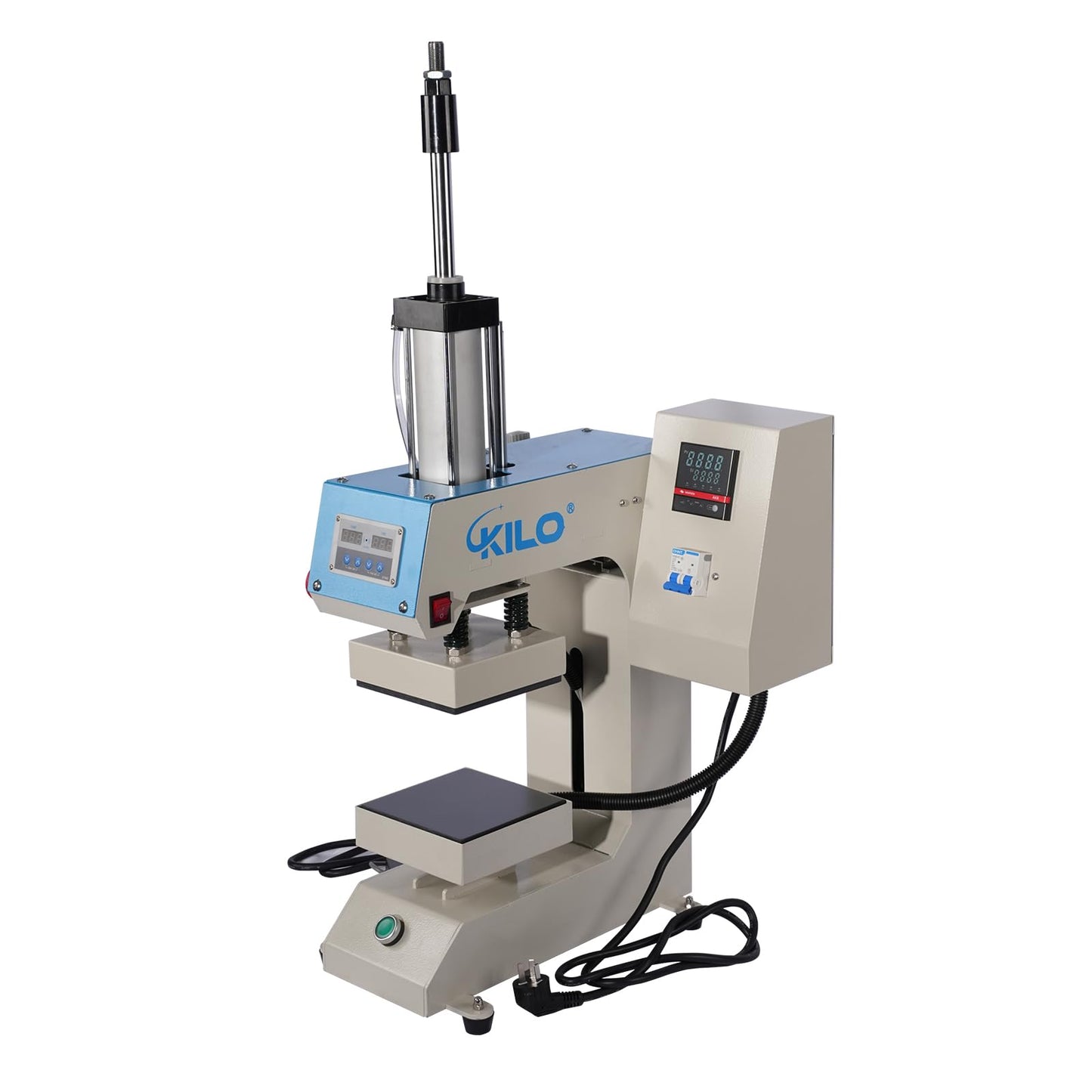 24"x32" Manual Heat Press Machine, 4500W Digital Sublimation Transfer Printer for T-Shirts, Large Format Heat Press with Infrared Positioning, 220V High Pressure (No Plug) (16x24 Auto Open Dual)
