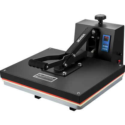 VEVOR Heat Press 16x24, 1700W Power Heat Press Machine, Fast Heating, High Pressure Heat Press Machine for T-Shirt, Digital Industrial Sublimation Printer for Heat Transfer Vinyl, Easy to Use, Black.