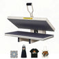 32x40 Inch Heat Press, 220V 8000W High Pressure Clamshell Heat Press Machine for Business, Large Professional Digital Control Heat Transfer Machine for Sublimation, Sliding Base Design.