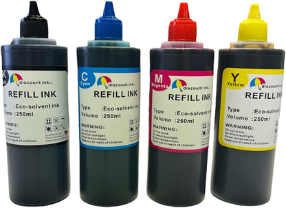 Inkpro Compatible Ink Bottle Replacement Water Based eco Solvent Ink wf7820 wf7840 wf7710 wf7720 et 15000 1000ml