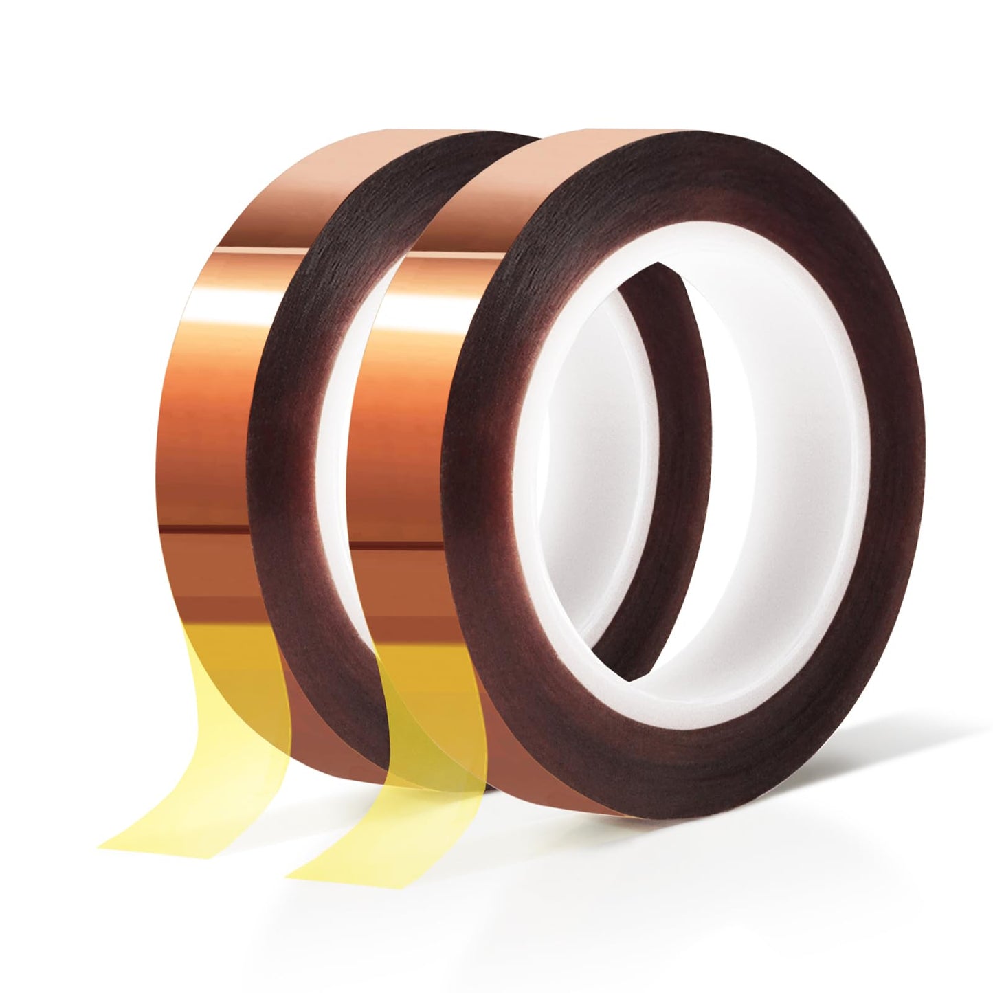 MEBMIK 2 Rolls 10mm x16m(52FT) Heat Tape High Temperature Heat Resistant Tape Heat Transfer Tape for Heat Sublimation Press Vinyl,No Residue.