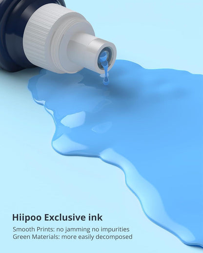 Hiipoo 560ML T49M Sublimation Ink for Epson Surecolor F170 F570 Sublimation Printer(T49M1 T49M2 T49M3 T49M4 Autofill/ICC-Free/Anti-UV).