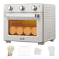 VEVOR Sublimation Oven Machine, 26 Qt, Fits 40oz Tumblers, with 1 Heat Air Gun, 50 Shrink Films, 1 Tape and 2 Heat Gloves, 360° Turbo Convection for Sublimation Blank Tumblers, Mugs, Bowls, Off-White.