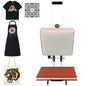 32x40 Inch Heat Press, 220V 8000W High Pressure Clamshell Heat Press Machine for Business, Large Professional Digital Control Heat Transfer Machine for Sublimation, Sliding Base Design.