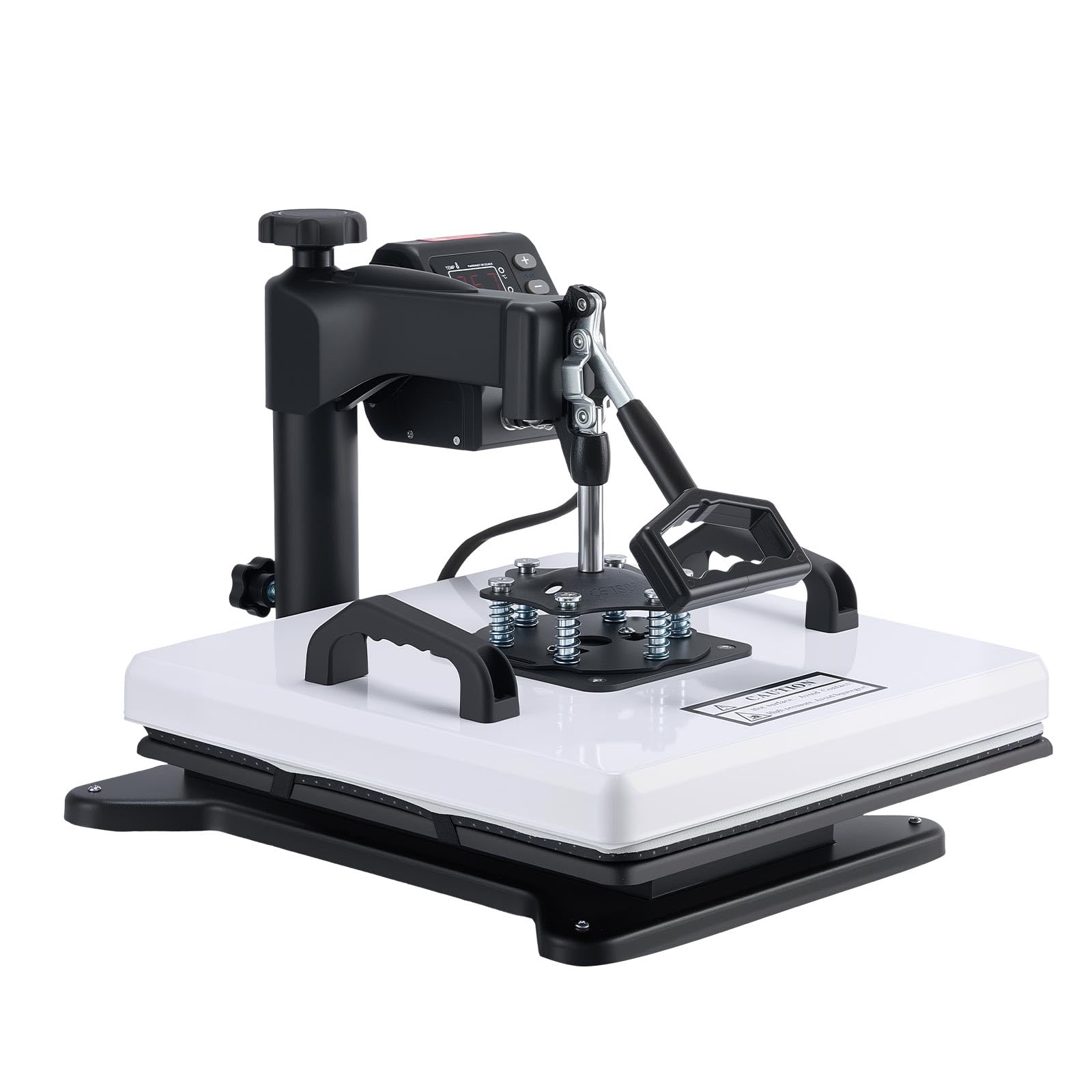 VEVOR Heat Press Machine, 15 x 15 in, 2-in-1 Multifunction, 360° Swing Away, 1200W Double Tube Fast and Even Heating, Digital Precise Control, Sublimation Press Machine for T-Shirts, Hats, Caps.