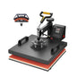VEVOR 2 in 1 Heat Press Machine for T Shirts and Hats, 15x15 Inch Professional Swing Away Digital Tshirt Press Machine for Sublimation, Vinyl, Heat Transfer Projects.