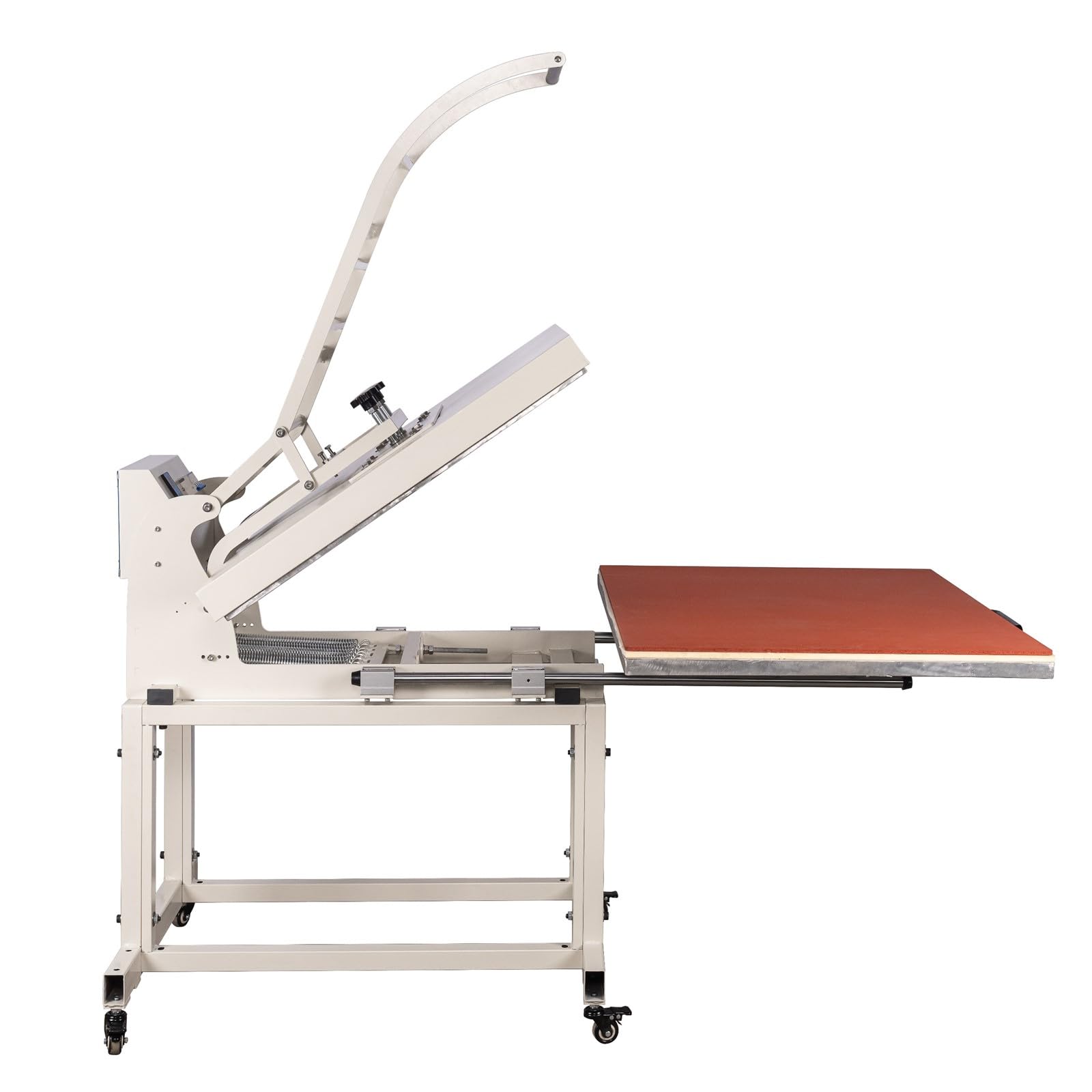 32x40 Inch Heat Press, 220V 8000W High Pressure Clamshell Heat Press Machine for Business, Large Professional Digital Control Heat Transfer Machine for Sublimation, Sliding Base Design.