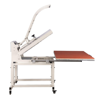 32x40 Inch Heat Press, 220V 8000W High Pressure Clamshell Heat Press Machine for Business, Large Professional Digital Control Heat Transfer Machine for Sublimation, Sliding Base Design.