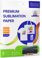 Sublimation Paper 30 Sheets Heat Transfer Paper 8.5x11 inch Compatible with Inkjet Sublimation Printer 125g.