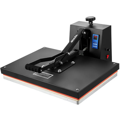 VEVOR Heat Press 16x24, 1700W Power Heat Press Machine, Fast Heating, High Pressure Heat Press Machine for T-Shirt, Digital Industrial Sublimation Printer for Heat Transfer Vinyl, Easy to Use, Black.