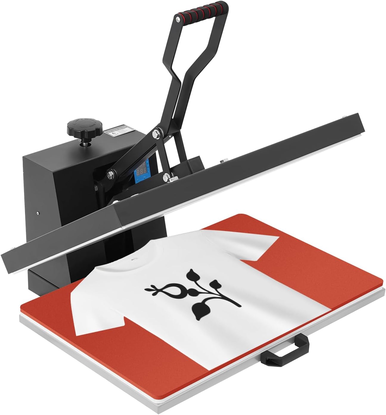 16x24Inch Large Size Format Heat Transfer Press, 1800W High-Pressure Flip-Top Digital Industrial Heat Transfer Sublimation Printer, T-Shirt Heat Transfer Press Machine.