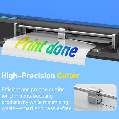DSV A3 XP600 DTF Printer with Shaker & Air Purifier, 2X Faster Than L1800, 4.5" LED Touch Screen, White Ink Circulation & Auto-Cleaning, 24/7 Auto-Maintenance, 2-Year Free Ink for T-Shirt Printing.