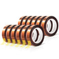 MEBMIK 2 Rolls 10mm x16m(52FT) Heat Tape High Temperature Heat Resistant Tape Heat Transfer Tape for Heat Sublimation Press Vinyl,No Residue.