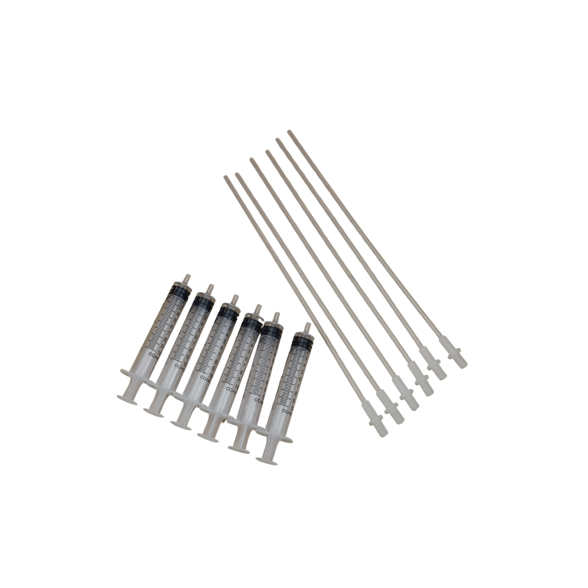 Syringes 6 10ml syringes with extralong tips for filling Refillable Ink Cartridges