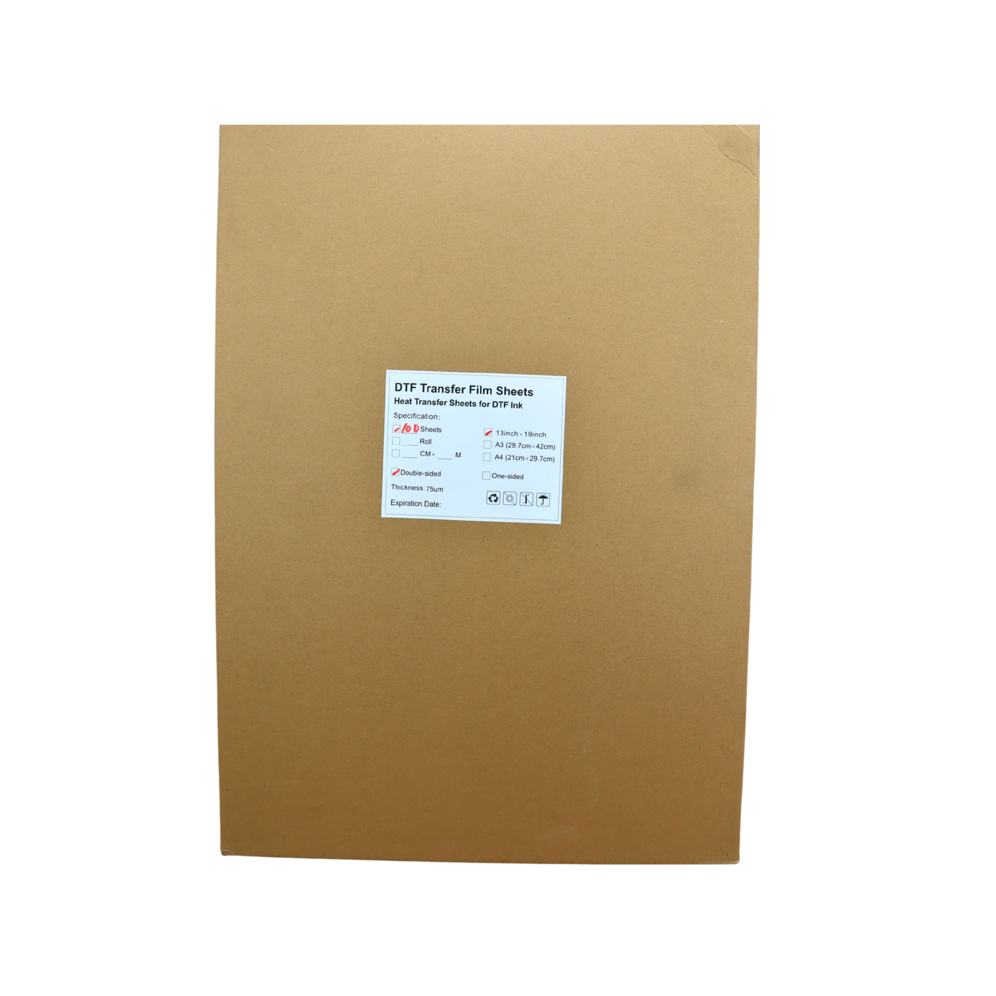 Premium DTF Transfer Film – 13" x 19" Cut Sheets