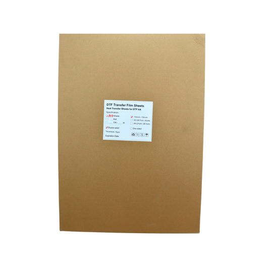 Premium DTF Transfer Film – 13" x 19" Cut Sheets