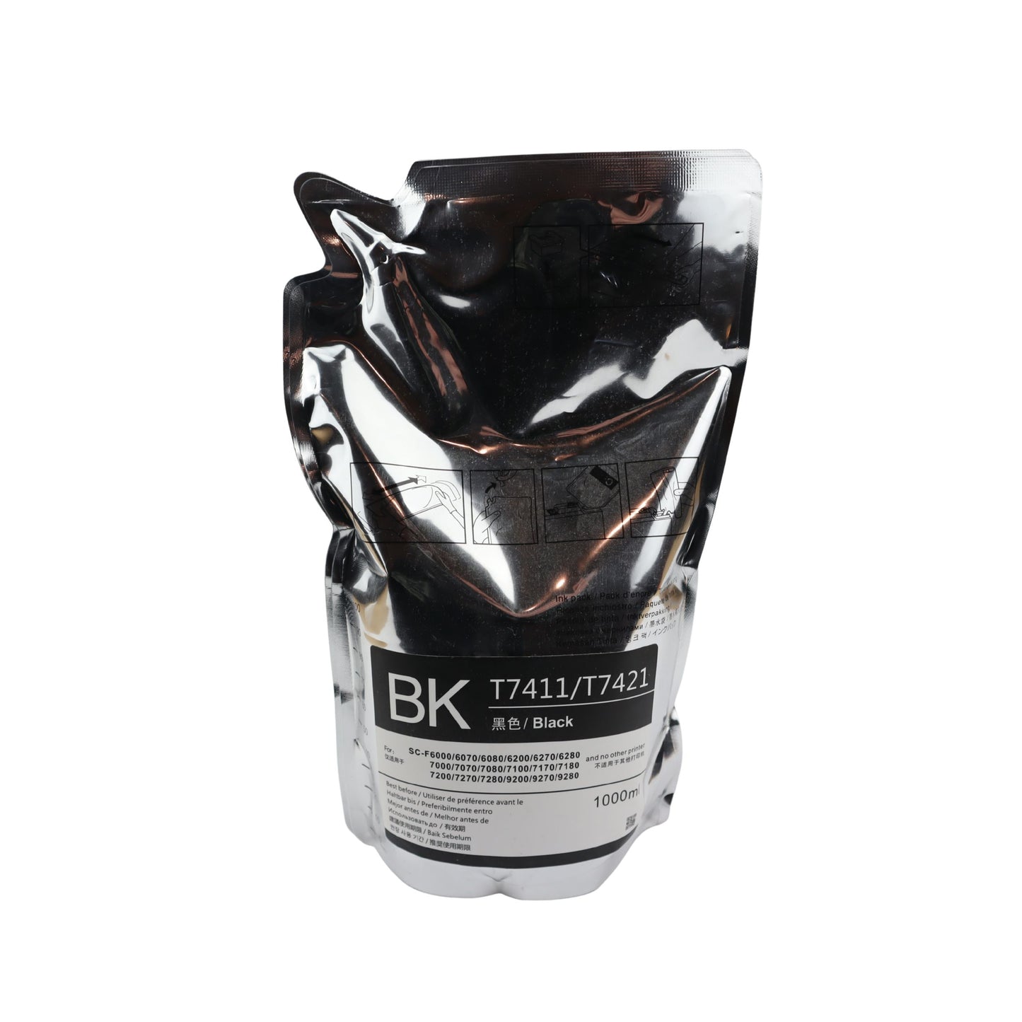 Black Dye Sublimation Ink for Epson SureColor F6070 F7070 F7170