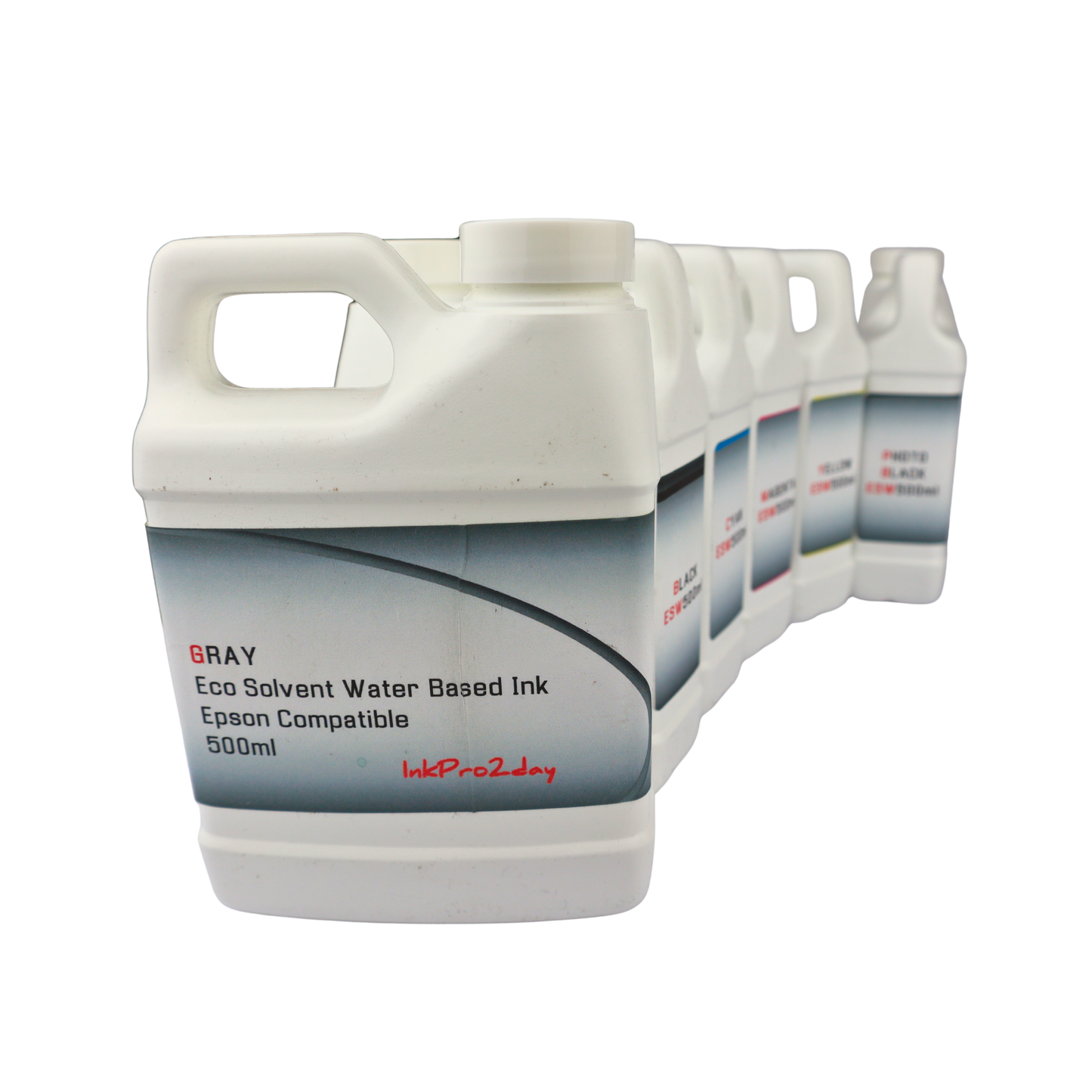 6 500ml bottles Eco Solvent Water Based Ink for Epson EcoTank Photo ET-8500 ET-8550 printers