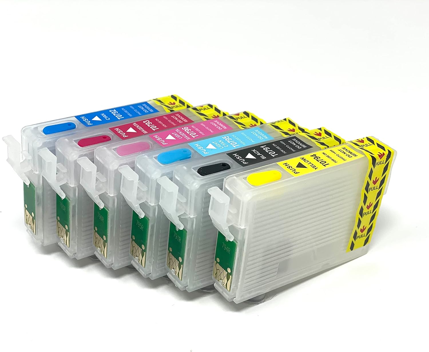 INKXPRO Remanufactured Empty Cartridge Replacement for 79 T079 (T079120, T079220, T079320, T079420, T079520, T079620) to use with Artisan 1430 and Stylus Photo 1400 Printer.