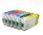 INKXPRO Remanufactured Empty Cartridge Replacement for 79 T079 (T079120, T079220, T079320, T079420, T079520, T079620) to use with Artisan 1430 and Stylus Photo 1400 Printer.