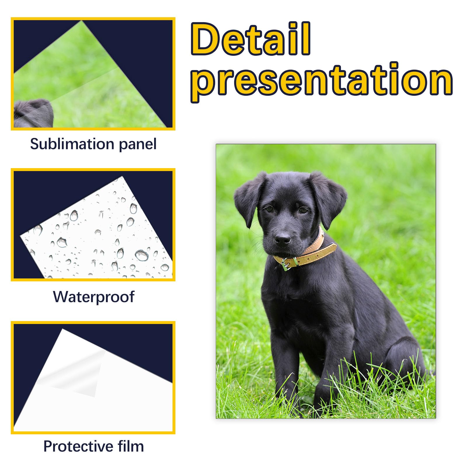 12 Pcs Sublimation Photo Blanks 8 x 10 Inch sublimation metal sign  - s Aluminum Photo Sign Blank Photo DIY Sign Wall Frame Poster for Living Room Bedroom.