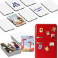 40Pcs Sublimation Picture Magnet Blanks Personalized Square Magnets for Refrigerator Custom Magnets Sublimation Blanks Products DIY Craft Gifts for Kitchen Office Decorative.