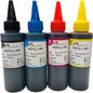 Inkpro Compatible Ink Bottle Replacement Water Based eco Solvent Ink wf7820 wf7840 wf7710 wf7720 et 15000 400ml, Black Cyan Magenta Yellow, Regular