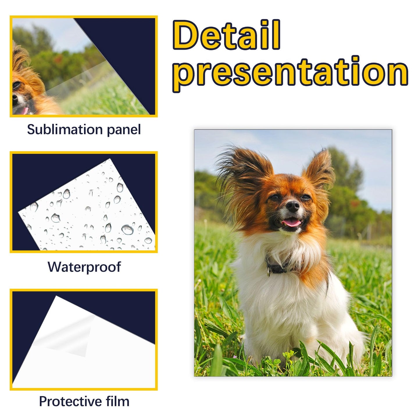 12 Pcs Sublimation Photo Blanks 8 x 10 Inch sublimation metal sign  - s Aluminum Photo Sign Blank Photo DIY Sign Wall Frame Poster for Living Room Bedroom.