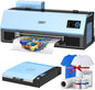 DSV A3 XP600 DTF Printer with Shaker & Air Purifier, 2X Faster Than L1800, 4.5" LED Touch Screen, White Ink Circulation & Auto-Cleaning, 24/7 Auto-Maintenance, 2-Year Free Ink for T-Shirt Printing.