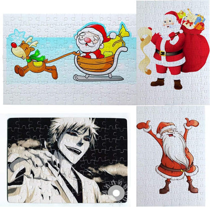 20 Sets Blank Sublimation A4 Jigsaw Puzzles with 120 Pieces - DIY Heat Press Transfer Crafts - Wholesale DIY Thermal Transfer Pearl Puzzles.