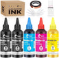 Hiipoo 500ML Sublimation Ink Refill for ET2400 ET-2720 ET-2760 ET-2800 ET-2803 ET-2850 ET-4800 ET-15000 ET-3760 Inkjet Printer Heat Press Transfer on Mugs T-Shirts Pillows (Upgrade Version).
