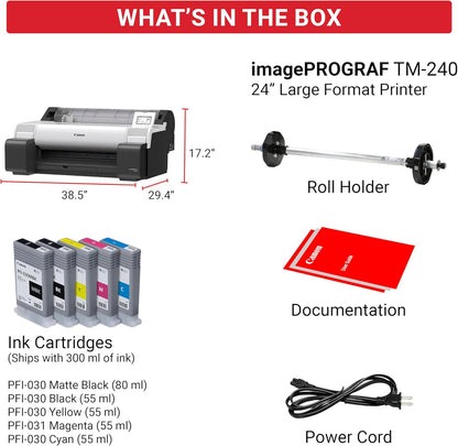Canon imagePROGRAF TM-240 24" Large Format Printer.