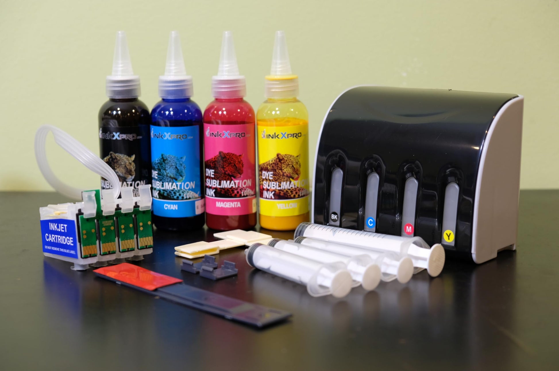 INKXPRO Empty CISS Refill Cartridge Kit Works with Eps0n XP-440 XP-446 XP-430 XP-330 XP-340 XP-434 Printers (Empty CISS System).