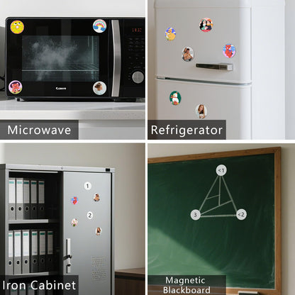 40Pcs Sublimation Picture Magnet Blanks Personalized Square Magnets for Refrigerator Custom Magnets Sublimation Blanks Products DIY Craft Gifts for Kitchen Office Decorative.