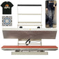 32x40 Inch Heat Press, 220V 8000W High Pressure Clamshell Heat Press Machine for Business, Large Professional Digital Control Heat Transfer Machine for Sublimation, Sliding Base Design.