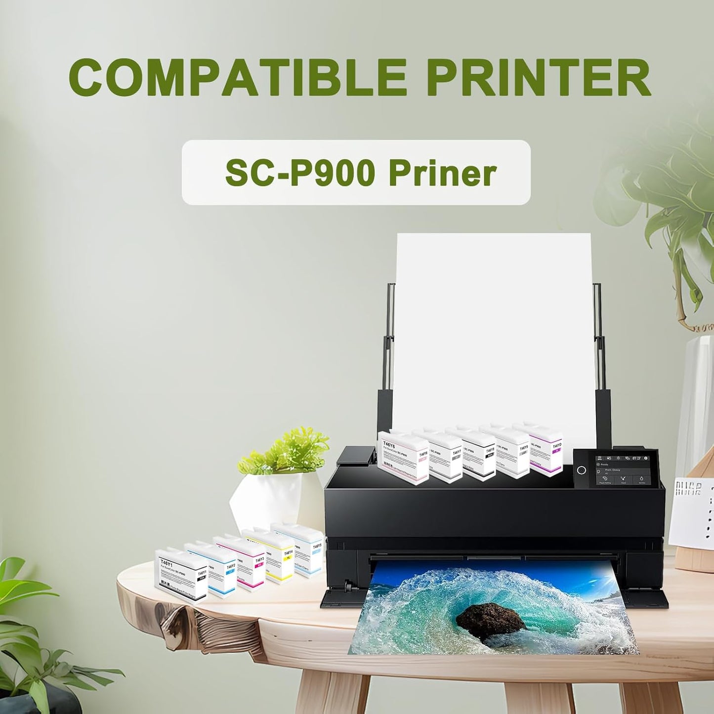 T46Y Ink Cartridges SC-P900 Ink Set Ultrachrome PRO10 Replacement for SureColor P900 Printer(10 Pack)