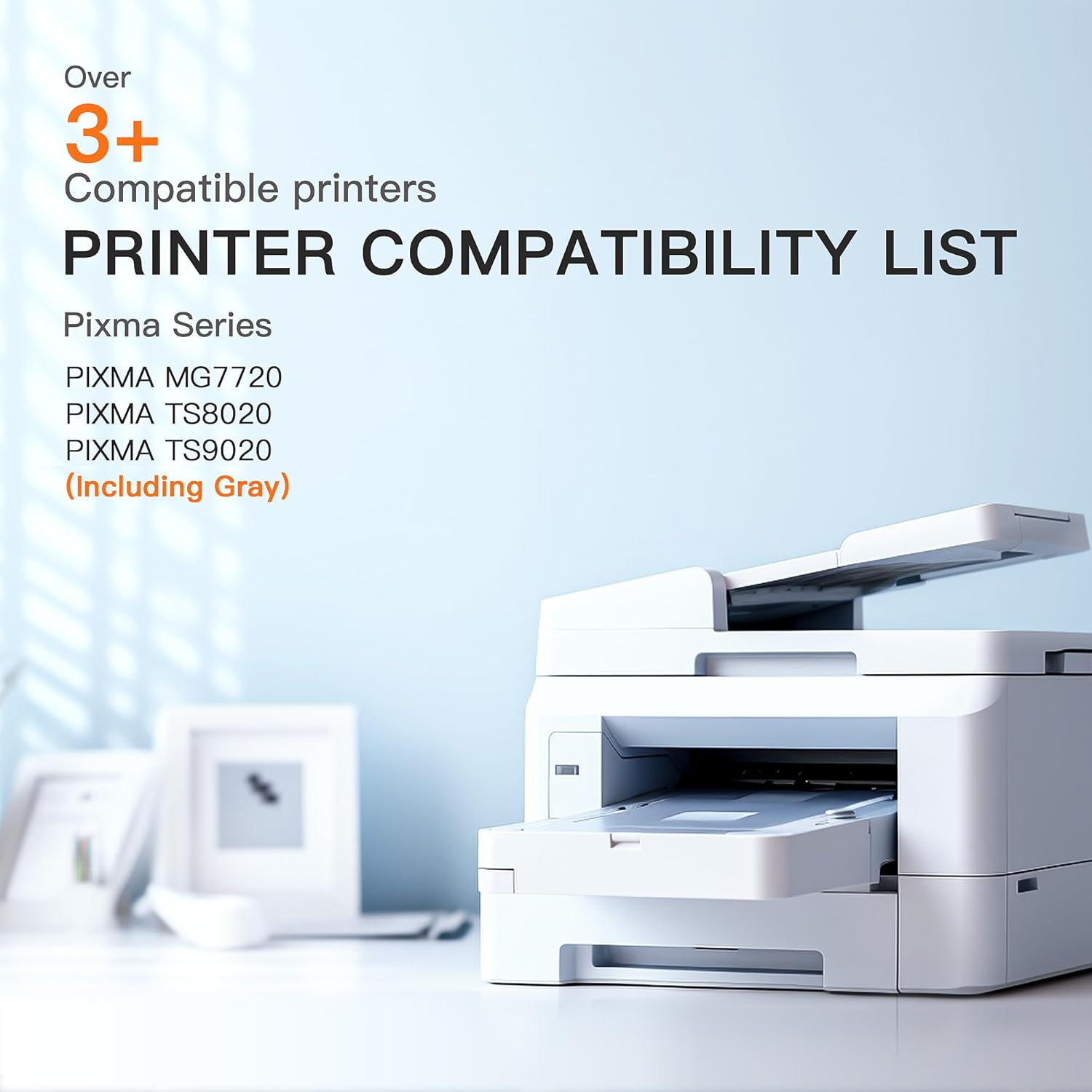 270 271 XL Ink Cartridges Compatible for Canon PGI-270XL CLI-271XL Combo Pack to use with Pixma MG7720 TS9020 TS8020 TS5020 TS6020 MG5720 MG5721 MG5722 MG6820 MG6821 MG6822 6 Color (PGBK,BK,C,M,Y,GY).