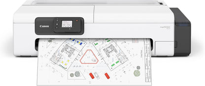 Canon imagePROGRAF TC-21 24" - Large Format Printer, Poster & Plotter Printer, Automatic Roll & Cut Sheet Paper Feeder, Includes 280 ml of Ink, White.