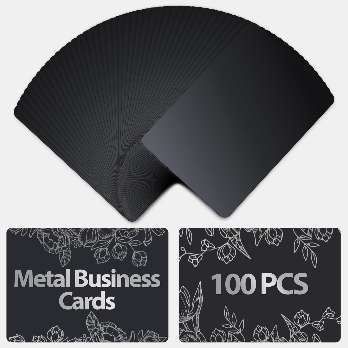 100 Pcs Metal Sublimation Blanks – Double-Sided Sublimation Business Card Blanks for Printing of Logos, Nameplates, and Custom Gifts – Smooth Finish Ultra-Thin Aluminum Alloy Cards in Pearl Color.