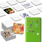 40Pcs Sublimation Picture Magnet Blanks Personalized Square Magnets for Refrigerator Custom Magnets Sublimation Blanks Products DIY Craft Gifts for Kitchen Office Decorative.
