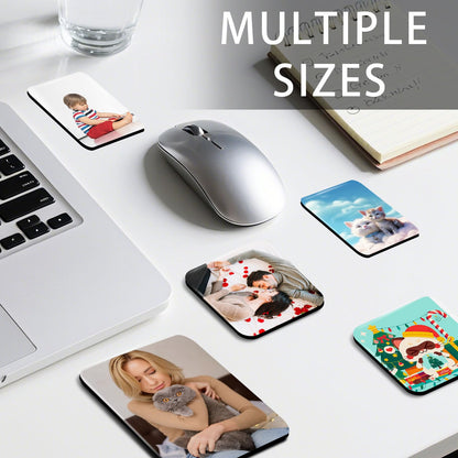 40Pcs Sublimation Picture Magnet Blanks Personalized Square Magnets for Refrigerator Custom Magnets Sublimation Blanks Products DIY Craft Gifts for Kitchen Office Decorative.