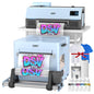 DSV A3 XP600 DTF Printer with Shaker & Air Purifier, 2X Faster Than L1800, 4.5" LED Touch Screen, White Ink Circulation & Auto-Cleaning, 24/7 Auto-Maintenance, 2-Year Free Ink for T-Shirt Printing.