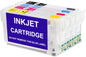 KHY T822XL Sublimation Ink Cartridges with Chip WF-3820 Empty Refillable Ink Cartridges 822XL with for Workforce Pro WF-3820 WF-4820 Wf-4830 Wf-4833 Wf-4834 Empty Refillable Ink Cartridge.