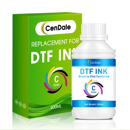 CenDale Premium DTF Printhead Cleaning Solution - Universal Printhead Cleaner Kit for Any DTF & DTG Printers, Print Head Cleaning Kit for Epson ET8550 L1800 XP15000 R1390 XP600 Ink Printer (100ML).