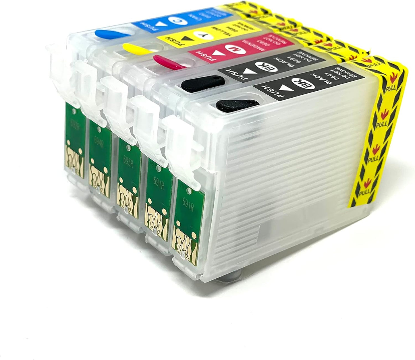 INKXPRO Remanufactured Empty Cartridge Replacement for Epson 69 T069 to use with Stylus C120 CX5000 CX6000 CX8400 CX9400 NX215 NX305 NX400 NX410 NX415 NX515 Workforce 1100 30 310 615.